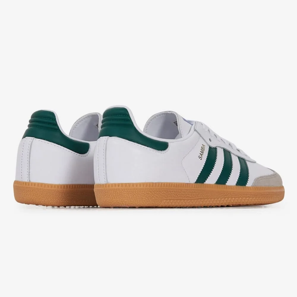 adidas Originals Samba White Green Gum Sneakers